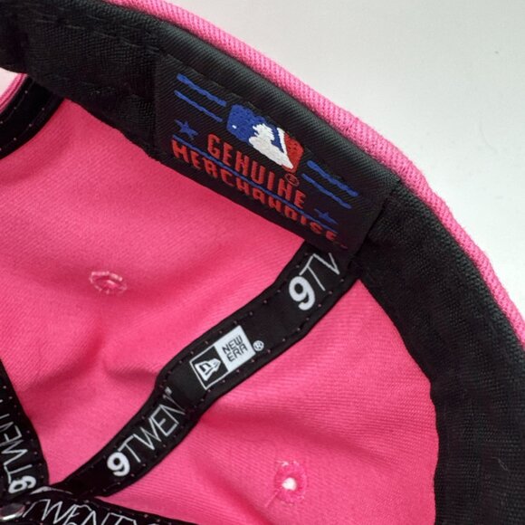 Minnesota Twins Hat Strapback Cap Youth Womens Pink MLB Baseball New Era - Picture 6 of 6
